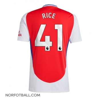 Billige Fotballdrakt Arsenal Declan Rice #41 Replika Hjemmedrakt 2024-25 Kortermet